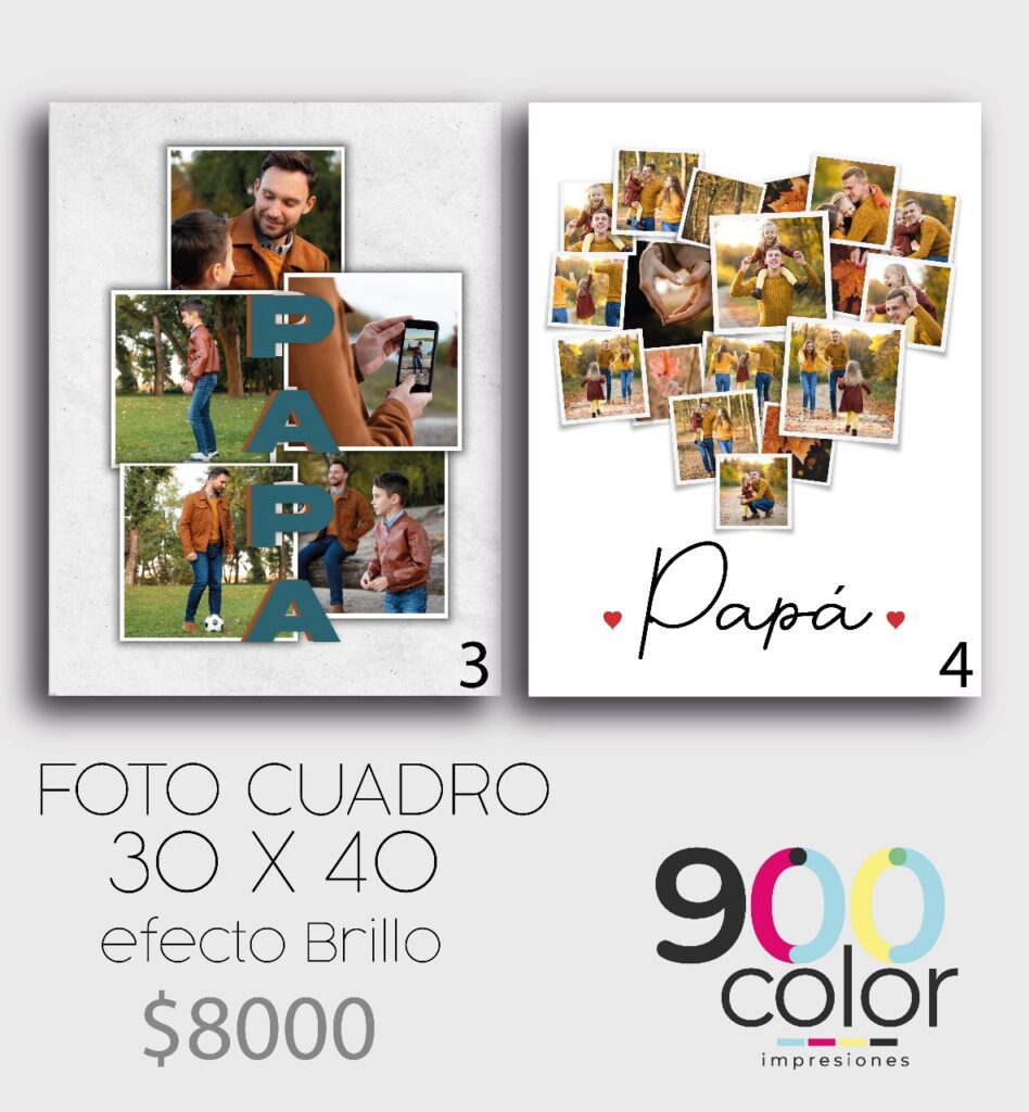 Cuadro fotográfico 30x40cm montado en madera.